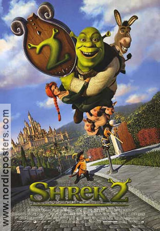 Shrek 2 2004 poster Mike Myers Andrew Adamson Animerat