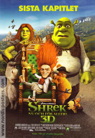 Shrek Forever After 2010 poster Mike Myers Chris Miller Animerat 3-D
