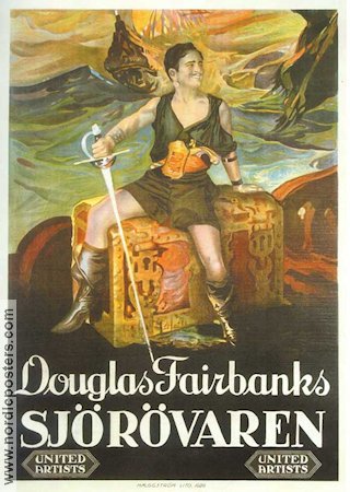 Sjörövaren 1926 poster Douglas Fairbanks