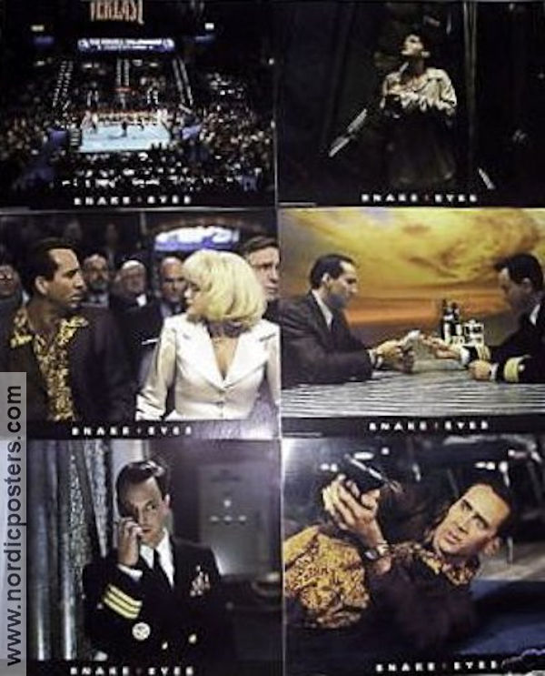 Snake Eyes 1998 lobbykort Nicolas Cage Brian De Palma