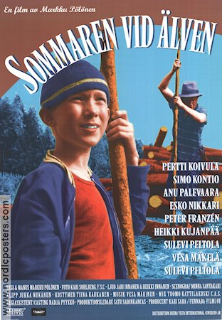Sommaren vid älven 1998 poster Pertti Koivula Simon Kontio Esko Nikkari Markku Pölönen Finland