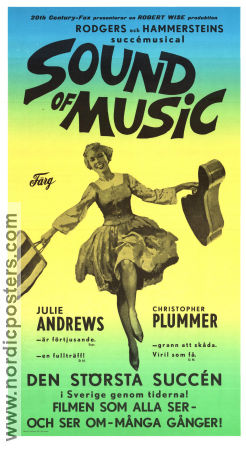 The Sound of Music 1965 poster Julie Andrews Christopher Plummer Eleanor Parker Robert Wise Musik: Rodgers and Hammerstein Musikaler