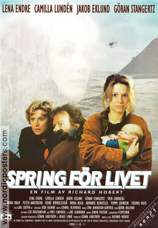 Spring för livet 1997 poster Camilla Lundén Lena Endre Göran Stangertz Richard Hobert Barn