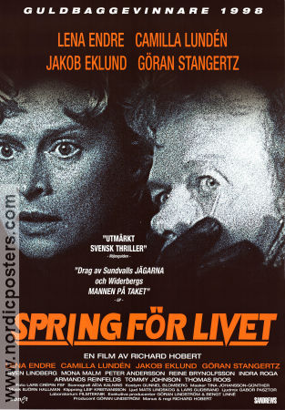 Spring för livet 1997 poster Lena Endre Göran Stangertz Camilla Lundén Richard Hobert