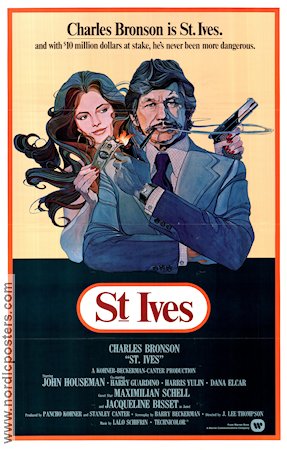 St Ives 1976 poster Charles Bronson Jacqueline Bisset J Lee Thompson Rökning Pengar
