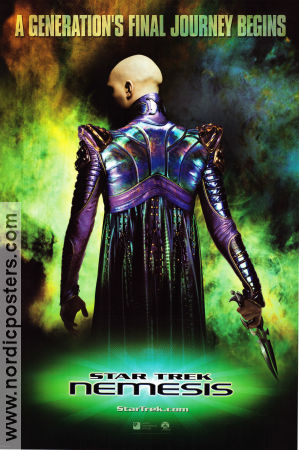 Star Trek: Nemesis 2002 poster Patrick Stewart Jonathan Frakes Brent Spiner Stuart Baird Hitta mer: Star Trek