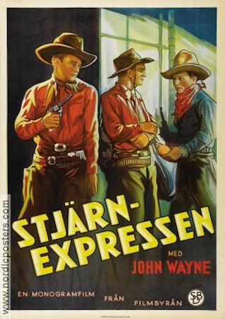 Stjärnexpressen 1935 poster John Wayne