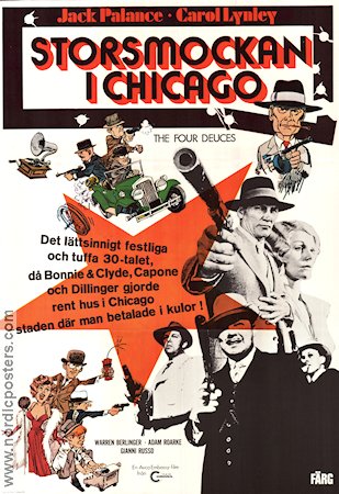 Storsmockan i Chicago 1975 poster Jack Palance Carol Lynley Warren Berlinger William H Bushnell