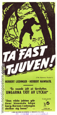Ta fast tjuven 1950 poster Herbert Leidinger Herbert Navratil Vera Kulicek Don Chaffey