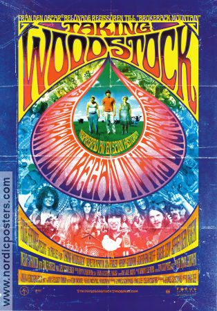 Taking Woodstock 2009 poster Demetri Martin Henry Goodman Edward Hibbert Ang Lee Rock och pop