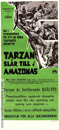 Tarzan slår till i Amazonas 1967 poster Mike Henry Jan Murray Manuel Padilla Jr Robert Day Hitta mer: Tarzan