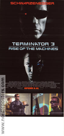 Terminator 3 2003 poster Arnold Schwarzenegger Nick Stahl Kristanna Loken Jonathan Mostow Glasögon
