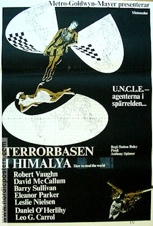 Terrorbasen i Himalaya 1969 poster Robert Vaughn David McCallum Hitta mer: Man From UNCLE Agenter