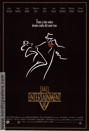 That´s Entertainment! III 1994 poster Gene Kelly Musikaler Dans Dokumentärer