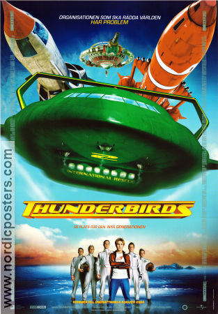 Thunderbirds 2004 poster Brady Corbet Jonathan Frakes Rymdskepp Från TV