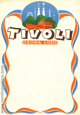 Tivoli Gröna Lund 1940 affisch Hitta mer: Stockholm