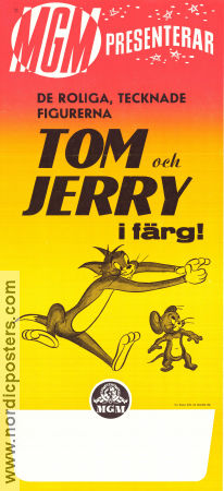 Tom och Jerry 1965 poster Mel Blanc Joseph Barbera Animerat Från TV