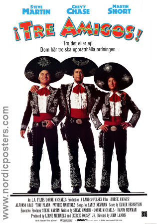 Tre amigos 1986 poster Steve Martin Chevy Chase