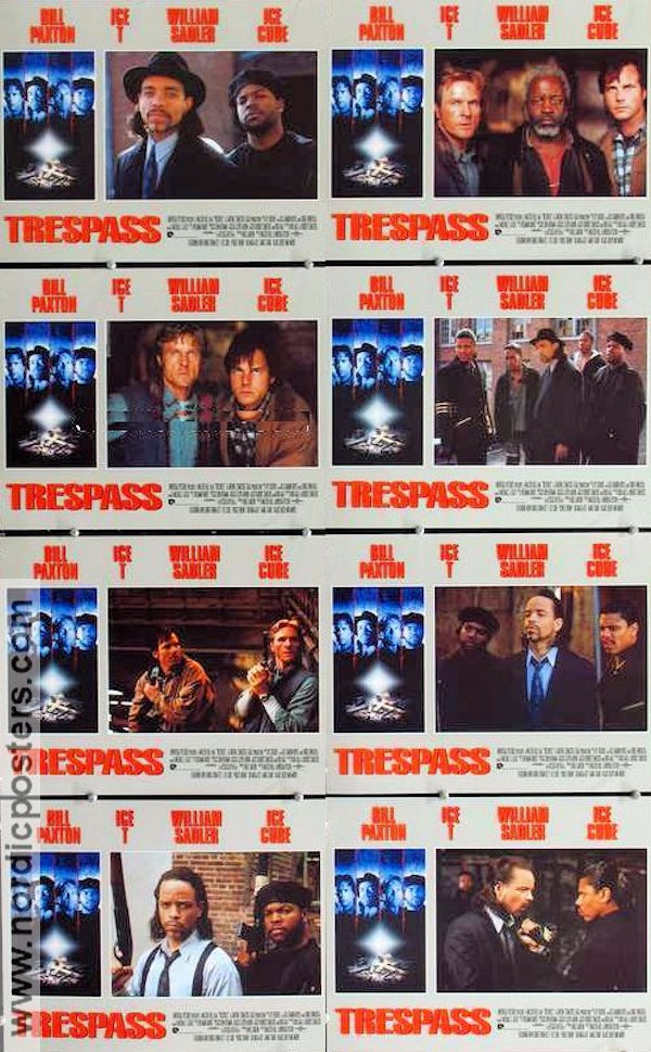 Trespass 1992 lobbykort Bill Paxton Ice-T