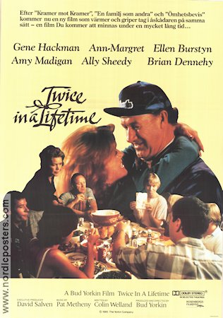Twice In a Lifetime 1985 poster Gene Hackman Ann-Margret Ellen Burstyn Bud Yorkin Romantik