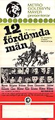 12 f�rd�mda m�n (1967) Poster 30x70cm Lee Marvin/Charles Bronson/John Cassavetes/Telly Savalas