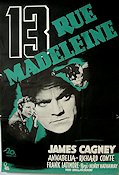 13 Rue Madeleine 1947 poster James Cagney Annabella Henry Hathaway