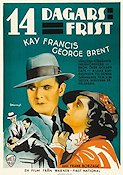 14 dagars frist 1935 poster Kay Francis George Brent