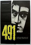 491 (1964) Poster 64x85cm Germany Vilgot Sj�man/Lars Lind/Lars G�rling
