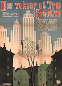 A Tree Grows in Brooklyn 1945 poster Dorothy McGuire Elia Kazan