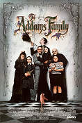 The Addams Family 1991 poster Anjelica Huston Raul Julia Christopher Lloyd Barry Sonnenfeld