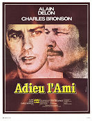 Adieu l´ami 1968 poster Alain Delon Charles Bronson Jean Herman