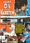Agent 0.5 och kvarten 1968 poster Arne Källerud Rolf Bengtsson Claes Fellbom Agenter Skepp och båtar