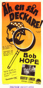 Åh en sån deckare 1947 poster Bob Hope Dorothy Lamour Peter Lorre Lon Chaney Jr Elliott Nugent Film Noir Poliser