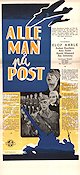Alle man p� post (1940) Poster 30x70cm Elof Ahrle/Anders Henrikson/Aino Taube