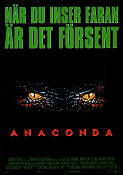 Anaconda 1997 poster Jon Voigh Jennifer Lopez Luis Llosa Ormar