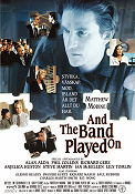 And the Band Played On 1993 poster Alan Alda Matthew Modine Patrick Bauchau Roger Spottiswoode