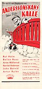 Anderssonskans Kalle (1950) Poster 30x70cm Peter Blitz/Rut Holm/Stockholm
