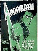 Angivaren 1947 poster Richard Widmark Victor Mature Coleen Gray Henry Hathaway Film Noir