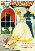 Askungen (1950) Poster 70x100cm Alice Babs
