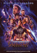 Avengers Endgame 2019 poster Robert Downey Jr Chris Evans Mark Ruffalo Anthony Russo Hitta mer: Marvel