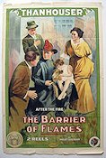 The Barrier of Flames 1914 poster Philip Lonergan Hitta mer: Silent movie Brand