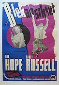 Blekansiktet (1949) Poster 70x100cm Bob Hope/Jane Russell