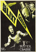 Blixt Gordon 1936 poster Buster Crabbe Jean Rogers Från serier