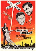 Boeing Boeing 1965 poster Tony Curtis Jerry Lewis John Rich Flyg