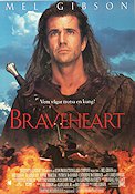 Braveheart (1995) Poster 70x100cm Mel Gibson/Sophie Marceau