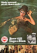 Brev till Inge och Sten (1972) Poster 70x100cm Torgny Wickman/Inge och Sten