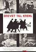 Brevet till Kreml 1970 poster Bibi Andersson John Huston
