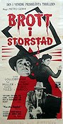 Brott i storstad (1957) Poster 30x70cm Gina Lollobrigida