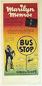 Bus Stop 1956 poster Marilyn Monroe Don Murray Berg