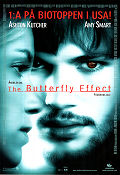 The Butterfly Effect 2004 poster Ashton Kutcher Amy Smart Melora Walters Eric Bress